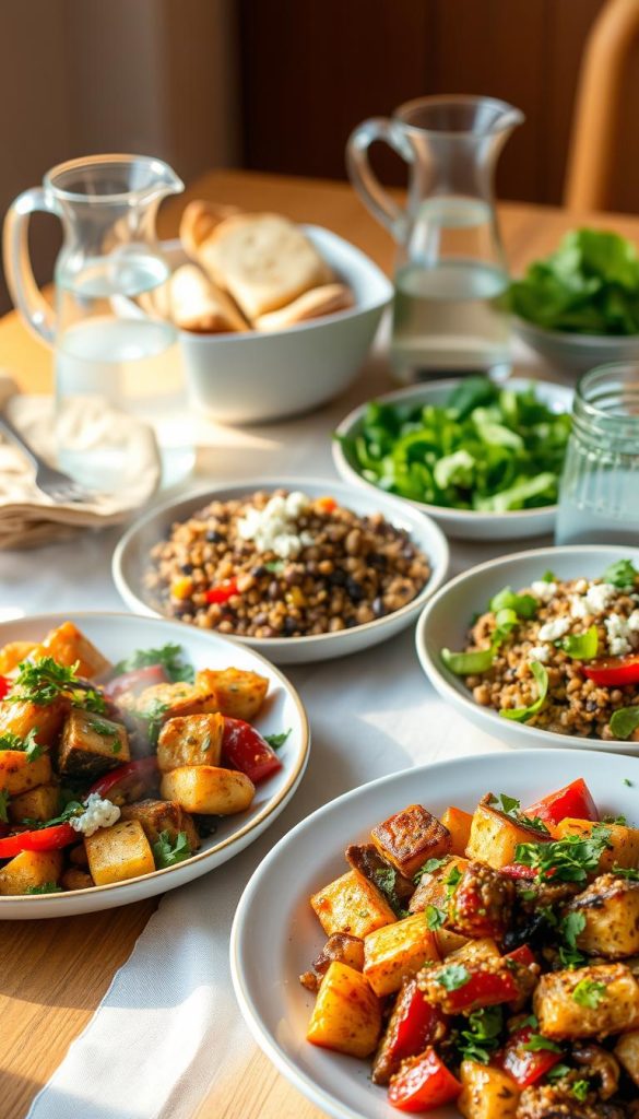 quick vegetarian dinners
