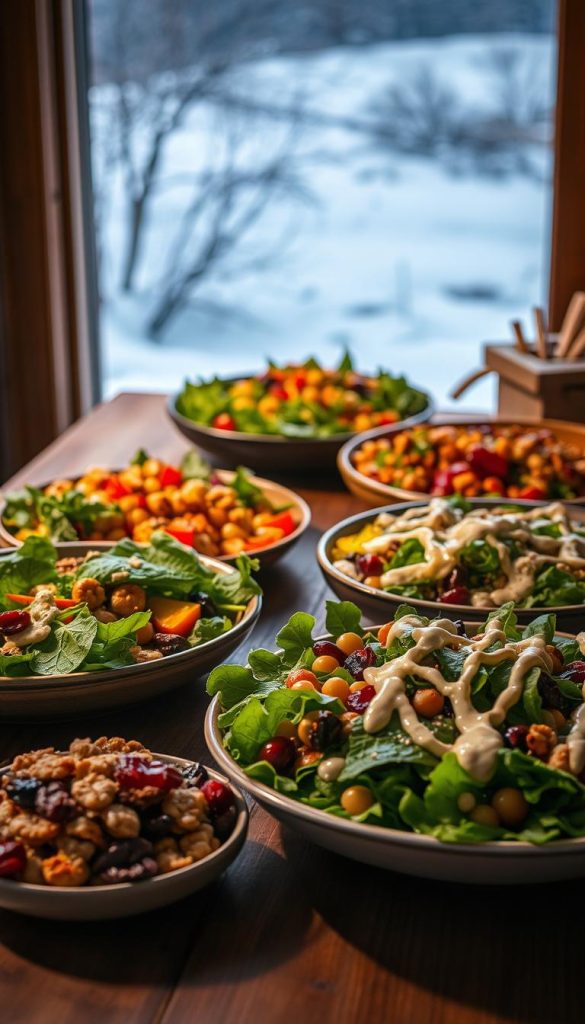 vegan winter salads